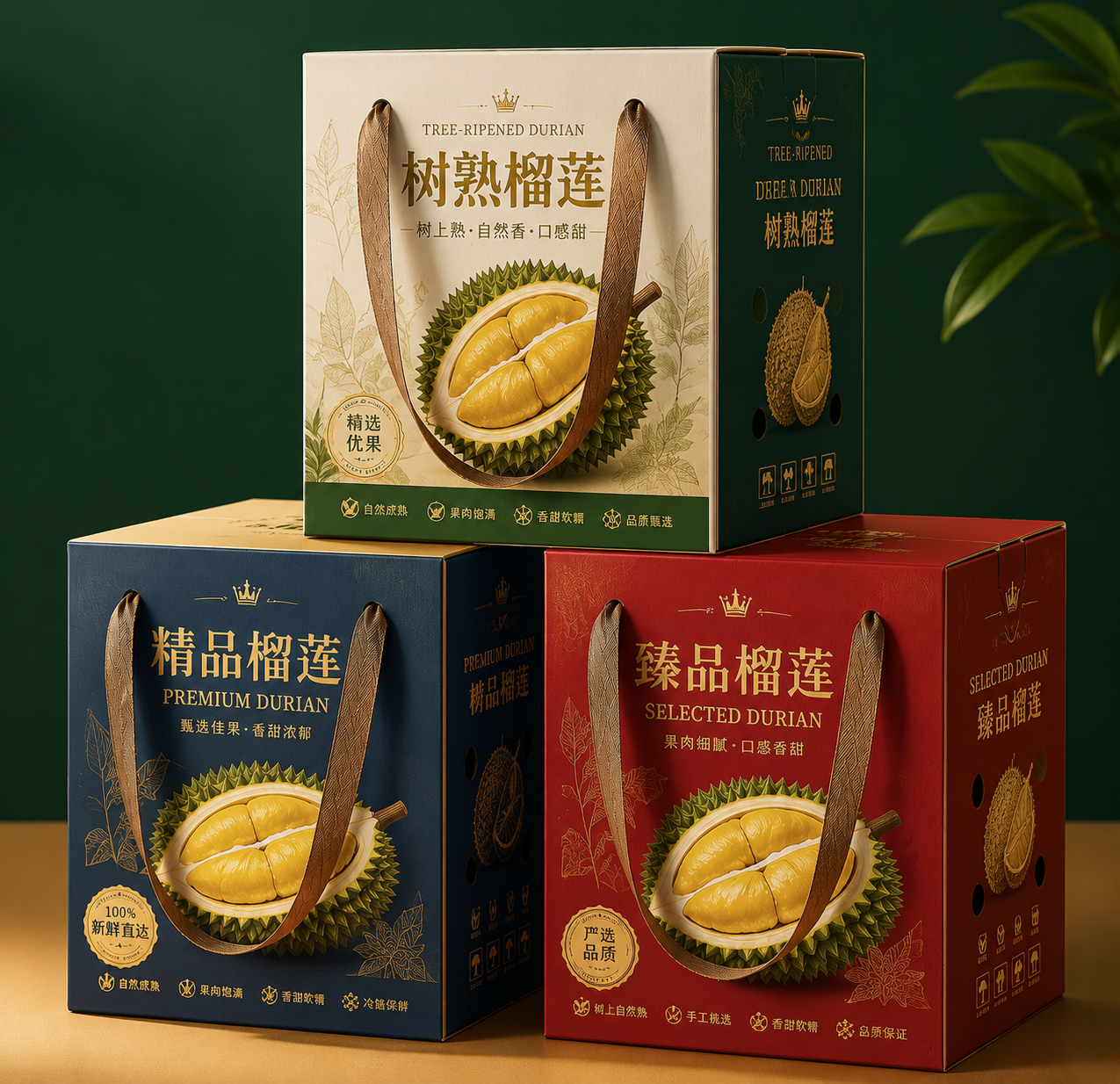 榴莲包装盒
