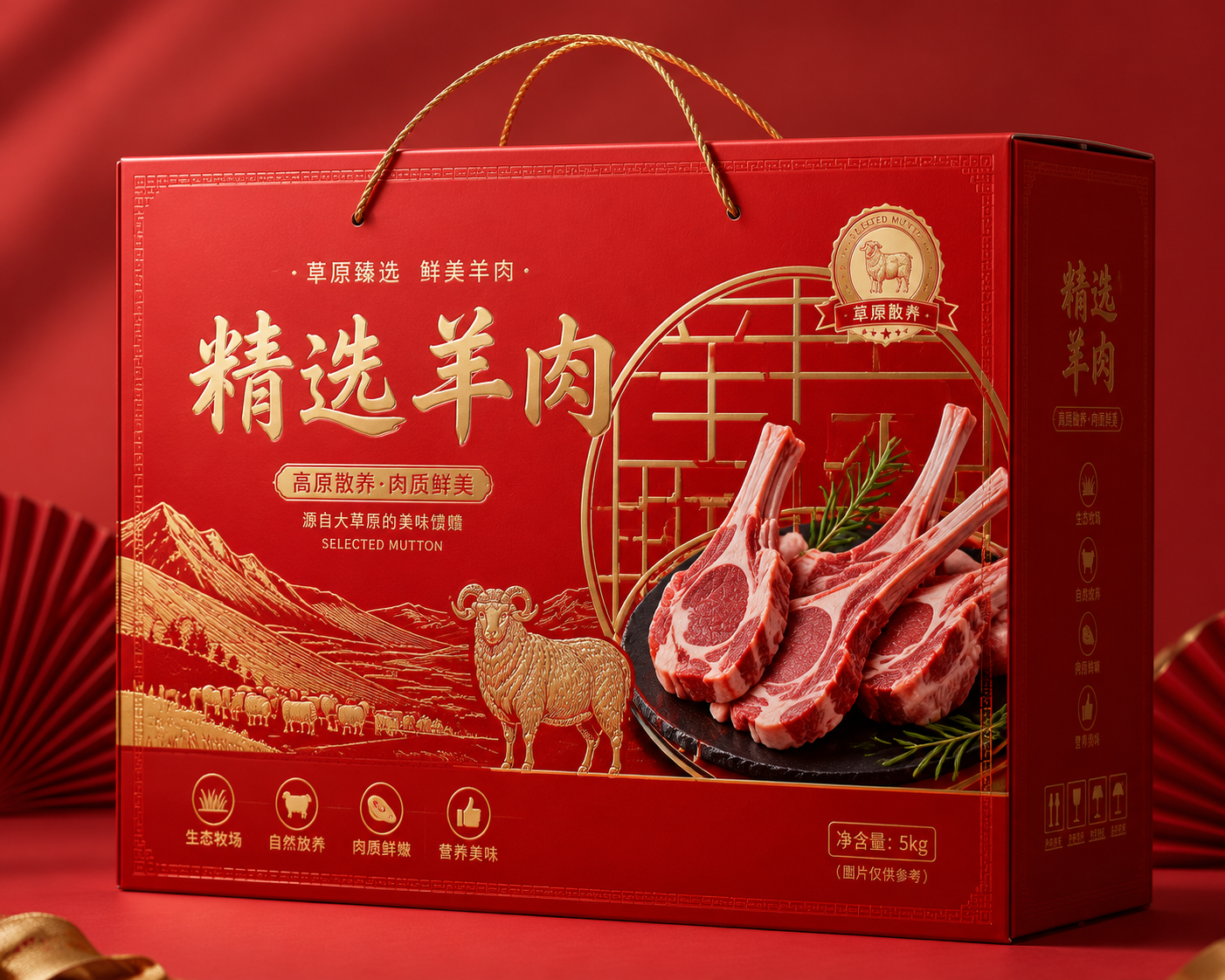 羊肉包装盒