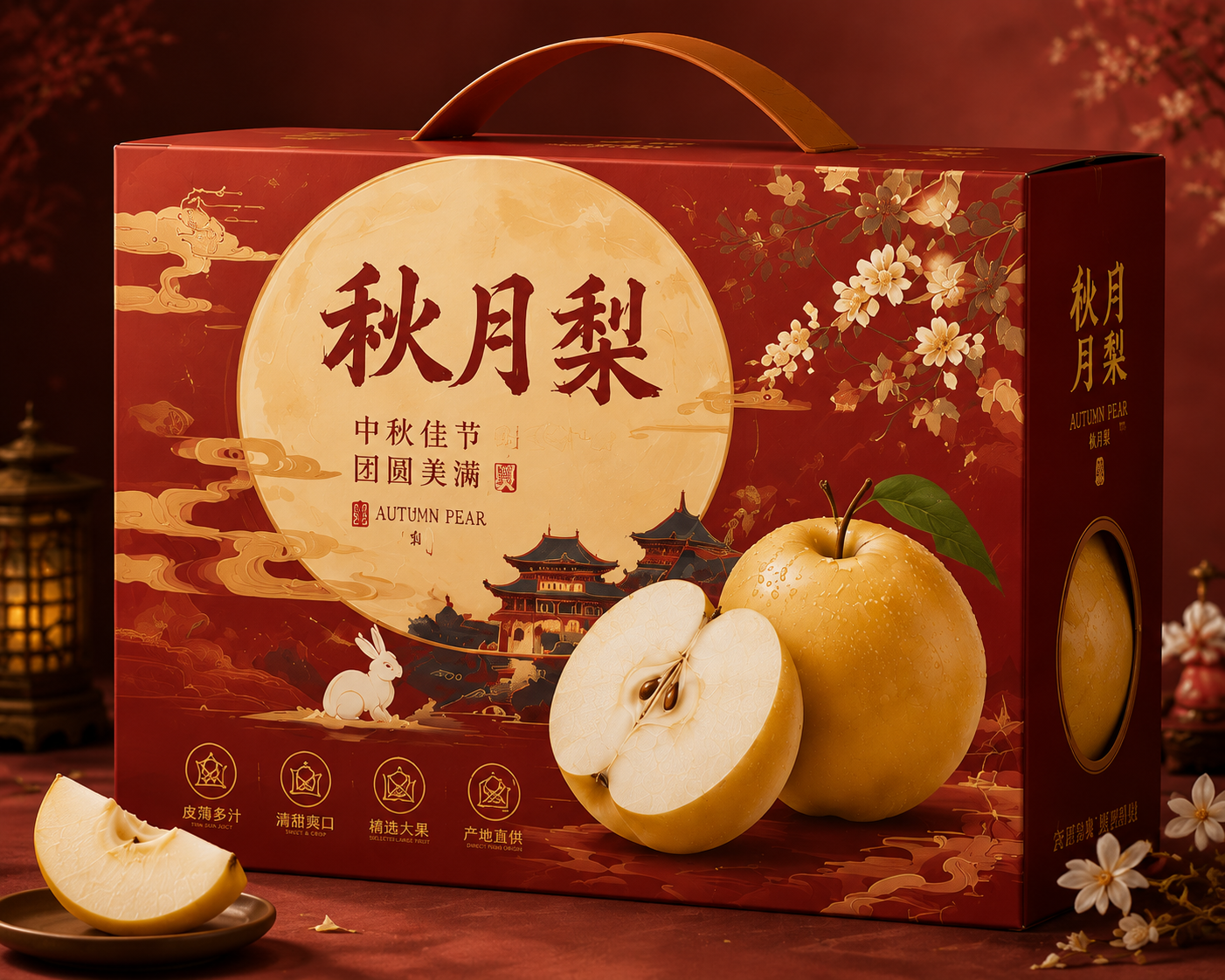 秋月梨包装盒